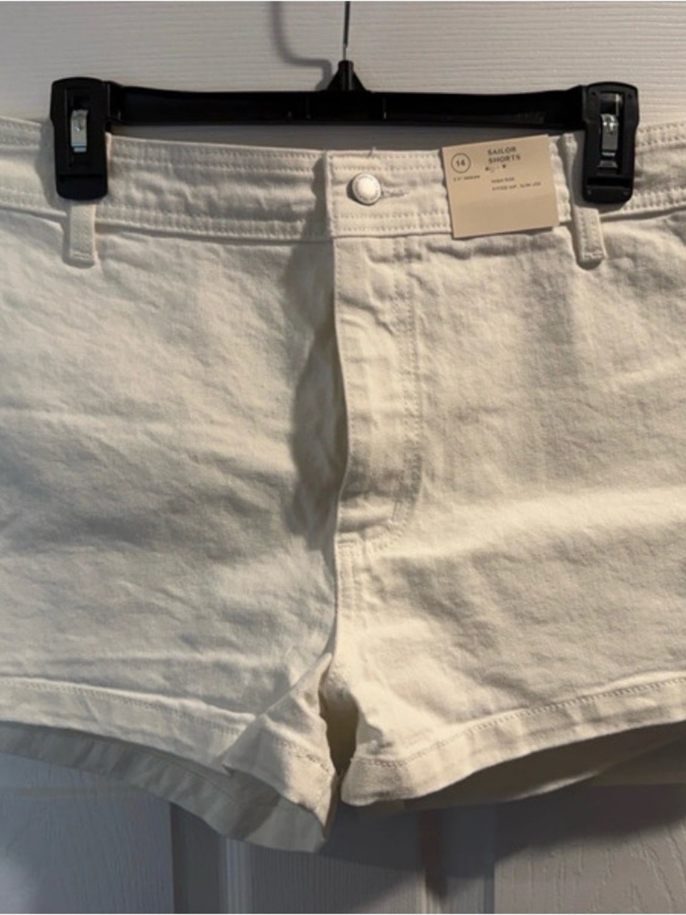 Universal Thread White High-Rise Sailor Shorts